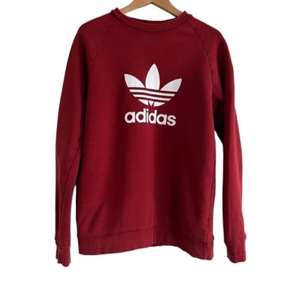Adidas Originals Trefoil Crew Sweatshirt Size Medium - Picture 3 of 7